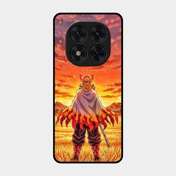 Flame Hero Glass Case Cover For Poco X7 5G