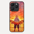 Flame Hero Glass Case Cover For Realme 15T 5G