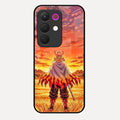 Flame Hero Glass Case Cover For Realme 15X 5G
