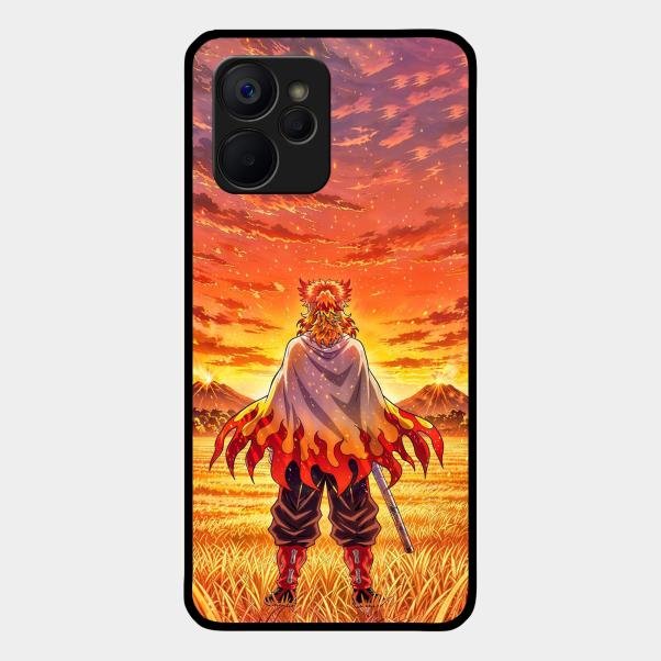 Flame Hero Glass Case Cover For Realme 9I 5G