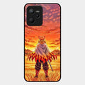 Flame Hero Glass Case Cover For Realme C35