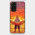 Flame Hero Glass Case Cover For Redmi Note 11
