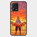 Flame Hero Glass Case Cover For Redmi Note 12 5G