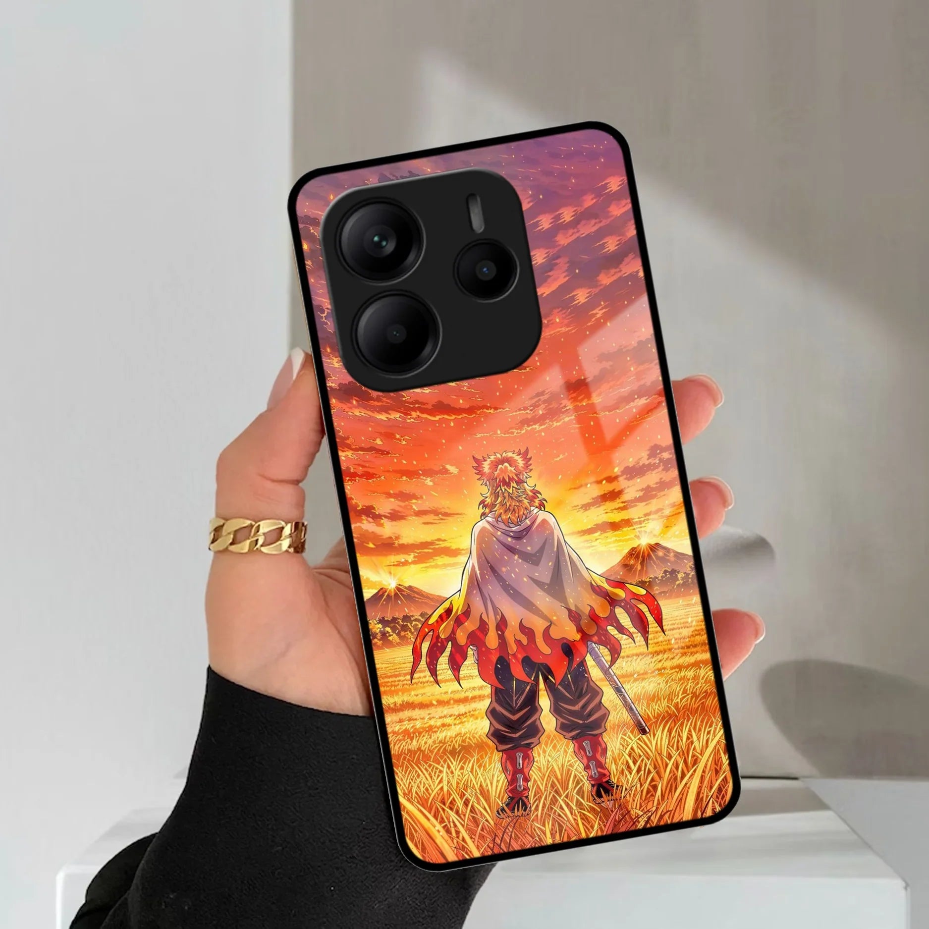 Flame Hero Glass Case Cover For Redmi - ShopOnCliQ