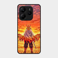 Flame Hero Glass Case Cover For Redmi Note 14 5G