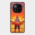 Flame Hero Glass Case Cover For Redmi Note 14 Pro Plus 5G