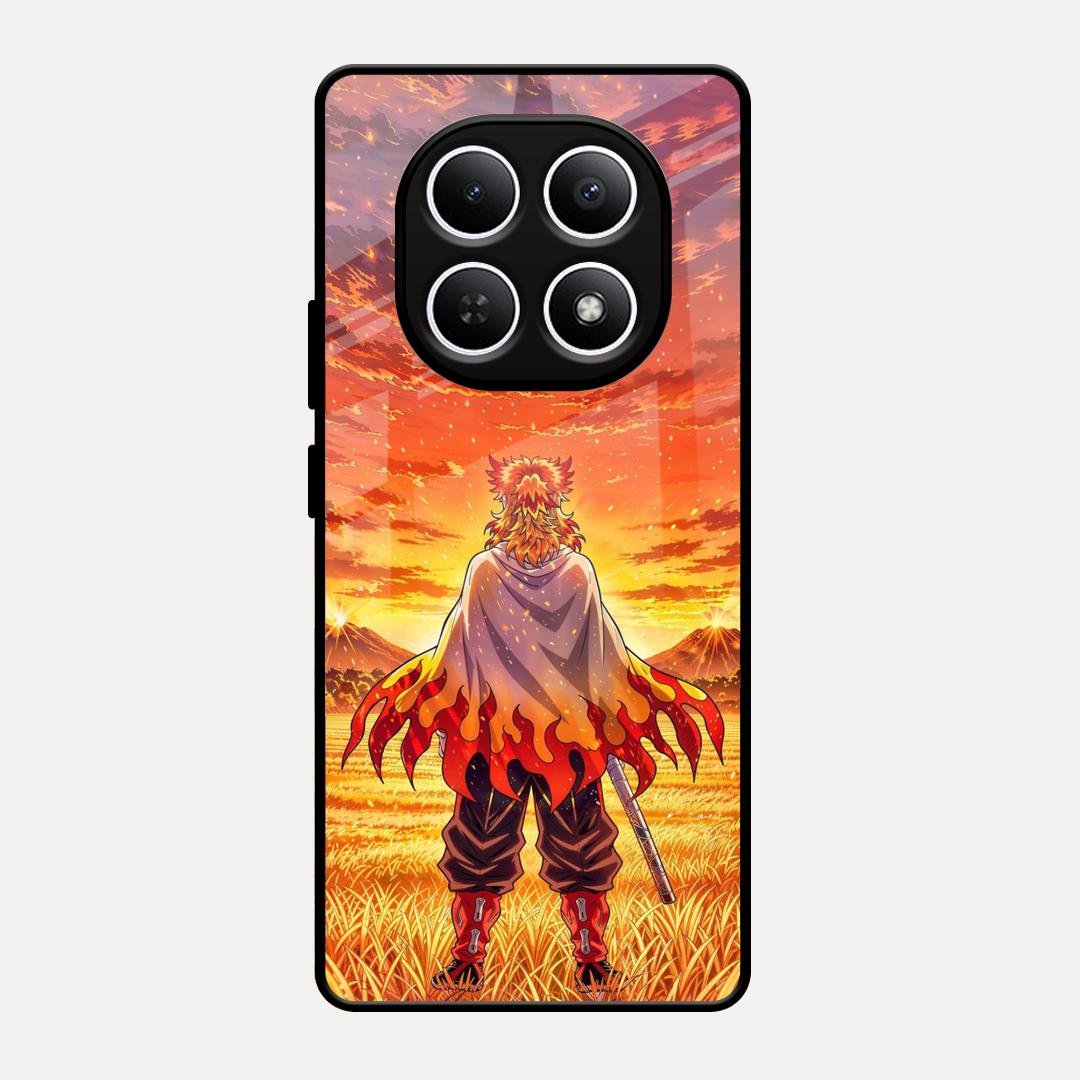 Flame Hero Glass Case Cover For Redmi Note 15 5G