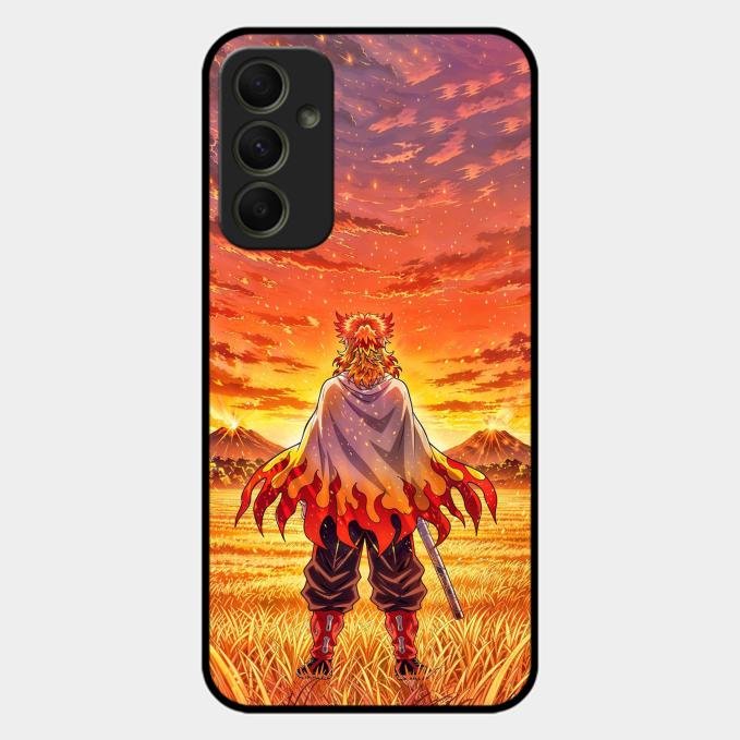 Flame Hero Glass Case Cover For Samsung Galaxy A34 5G