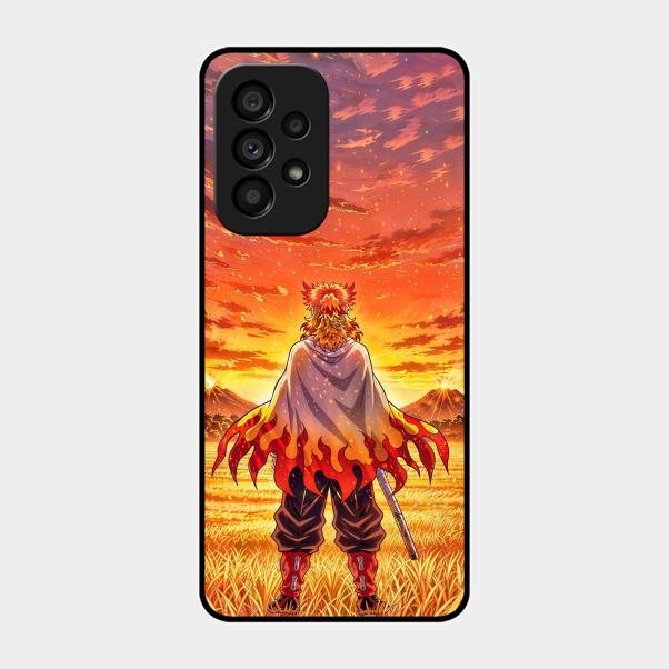 Flame Hero Glass Case Cover For Samsung Galaxy A53 5G