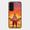 Flame Hero Glass Case Cover For Samsung Galaxy A55 5G