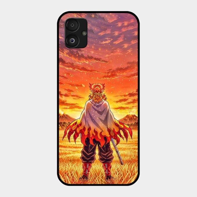 Flame Hero Glass Case Cover For Samsung Galaxy F14 5G