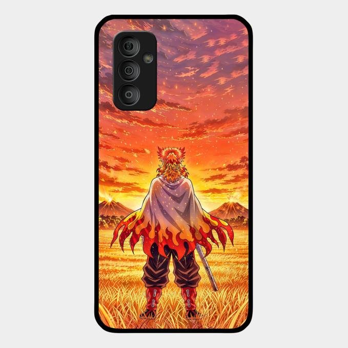 Flame Hero Glass Case Cover For Samsung Galaxy F23 5G
