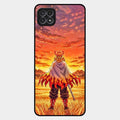 Flame Hero Glass Case Cover For Samsung Galaxy F42 5G