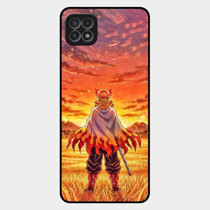 Flame Hero Glass Case Cover For Samsung Galaxy F42 5G