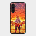 Flame Hero Glass Case Cover For Samsung Galaxy M35 5G