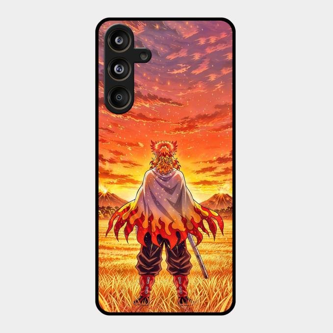 Flame Hero Glass Case Cover For Samsung Galaxy M55 5G