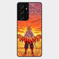 Flame Hero Glass Case Cover For Samsung Galaxy S21 Ultra