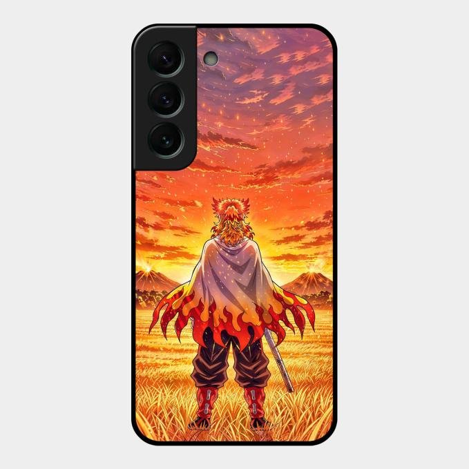 Flame Hero Glass Case Cover For Samsung Galaxy S22 Plus 5G