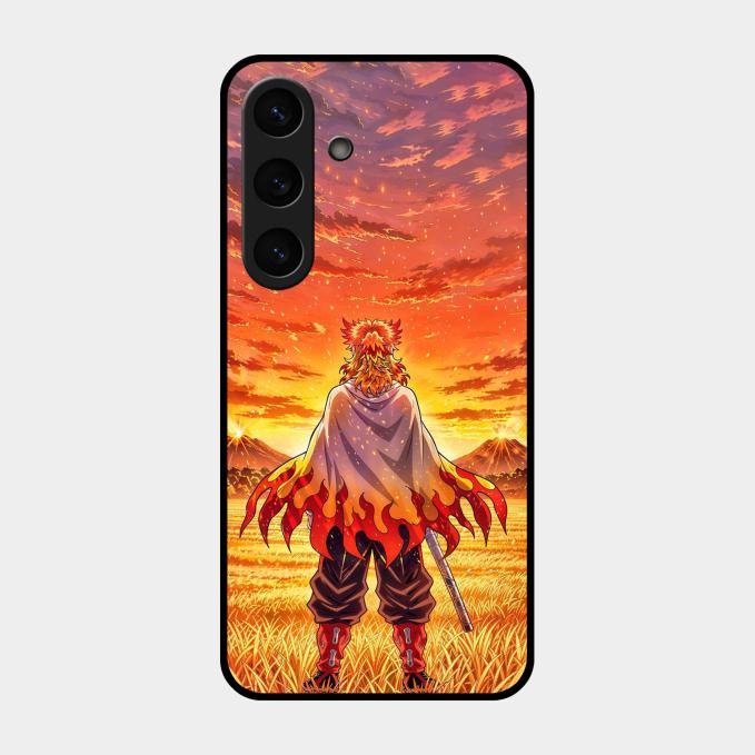 Flame Hero Glass Case Cover For Samsung Galaxy S24 5G