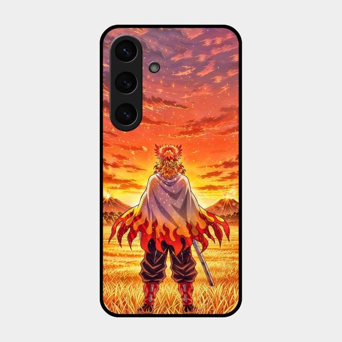 Flame Hero Glass Case Cover For Samsung Galaxy S25 Plus 5G