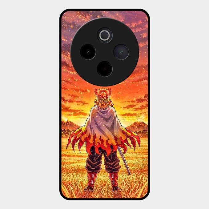 Flame Hero Glass Case Cover For Vivo T4 5G
