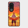 Flame Hero Glass Case Cover For Vivo T4R 5G