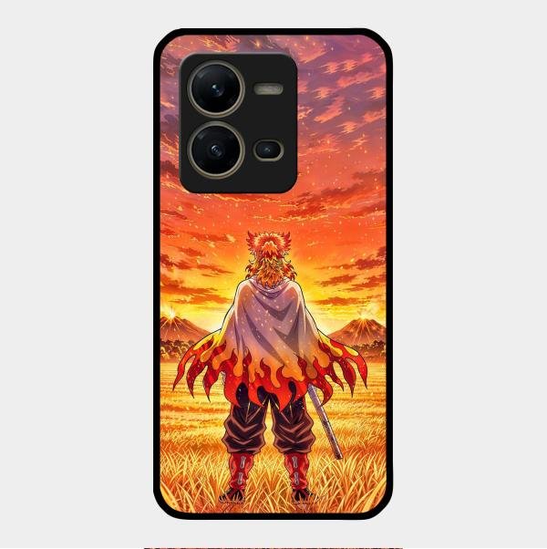 Flame Hero Glass Case Cover For Vivo V25 5G