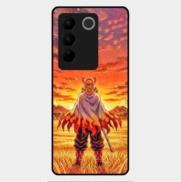 Flame Hero Glass Case Cover For Vivo V27 Pro 5G