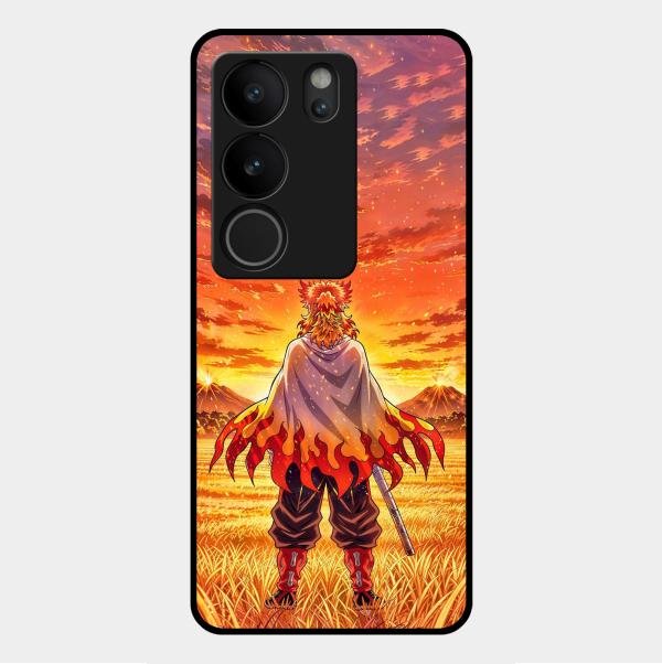 Flame Hero Glass Case Cover For Vivo V29 Pro 5G