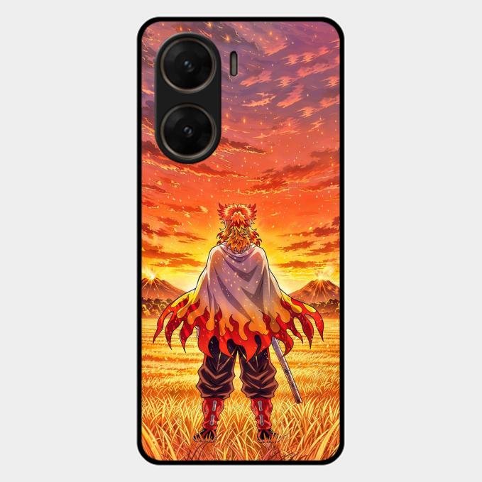 Flame Hero Glass Case Cover For Vivo V29E 5G