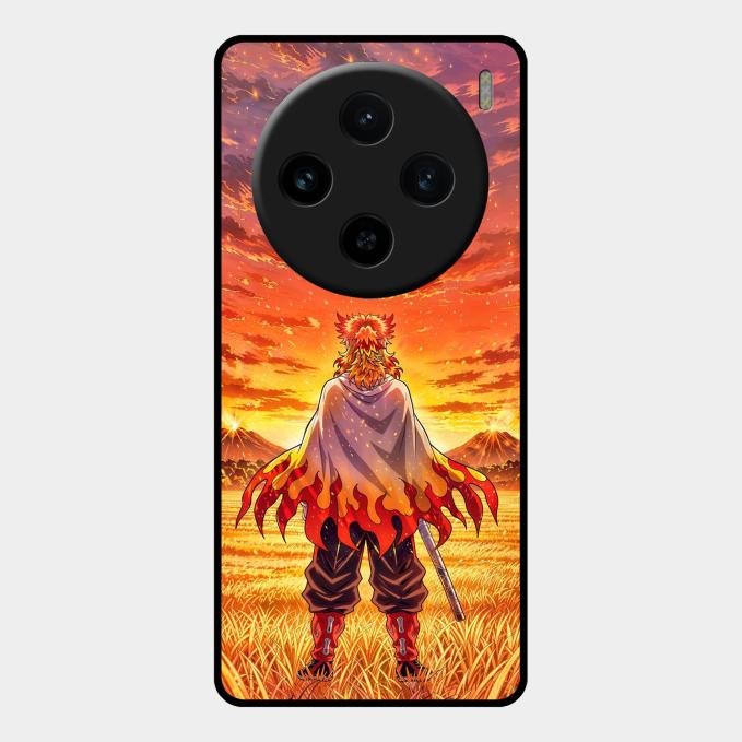 Flame Hero Glass Case Cover For Vivo X100 5G