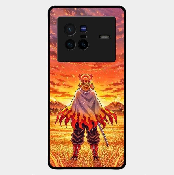 Flame Hero Glass Case Cover For Vivo X80 5G