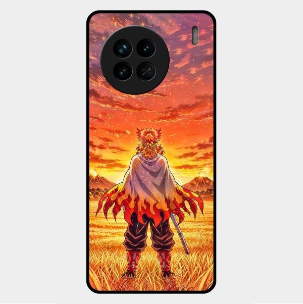Flame Hero Glass Case Cover For Vivo X90 5G