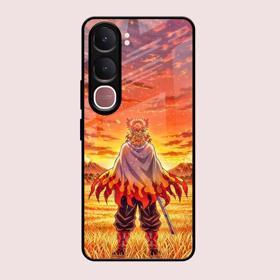 Flame Hero Glass Case Cover For Vivo Y31 5G