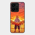 Flame Hero Glass Case Cover For Vivo Y35