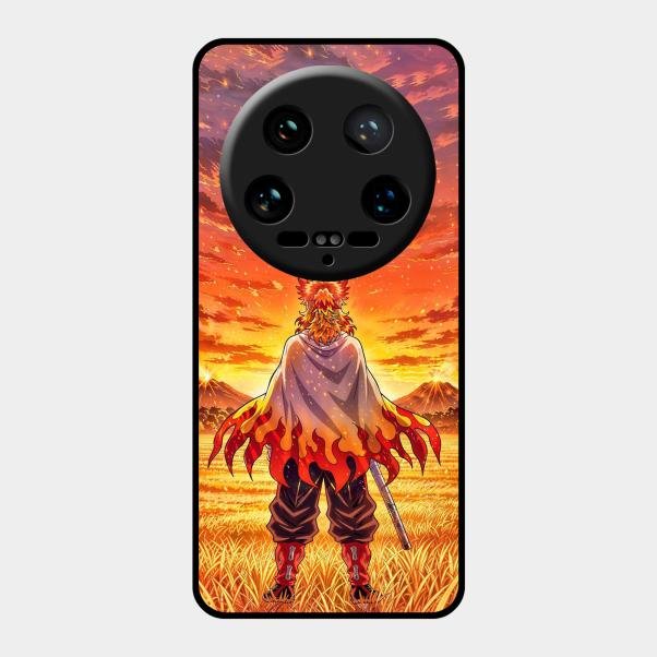 Flame Hero Glass Case Cover For Xiaomi 14 Ultra
