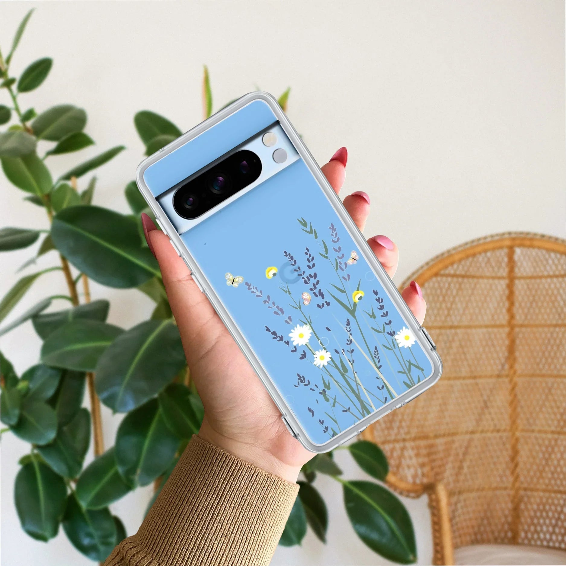 Floral Bush Transparent Silicon Case For Google - ShopOnCliQ