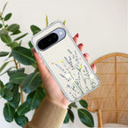 Floral Bush Transparent Silicon Case For Google Pixel 10
