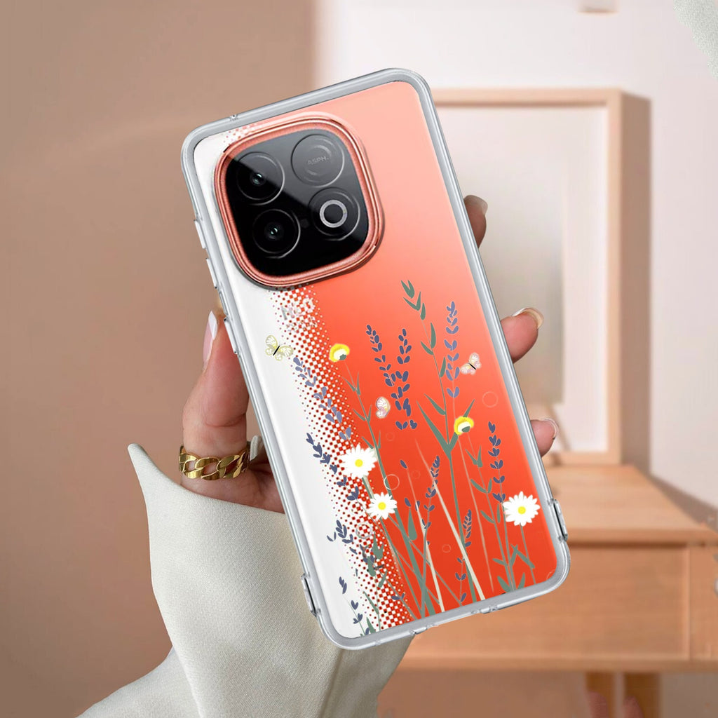 Floral Bush Transparent Silicon Case For iQOO Neo 10 5G