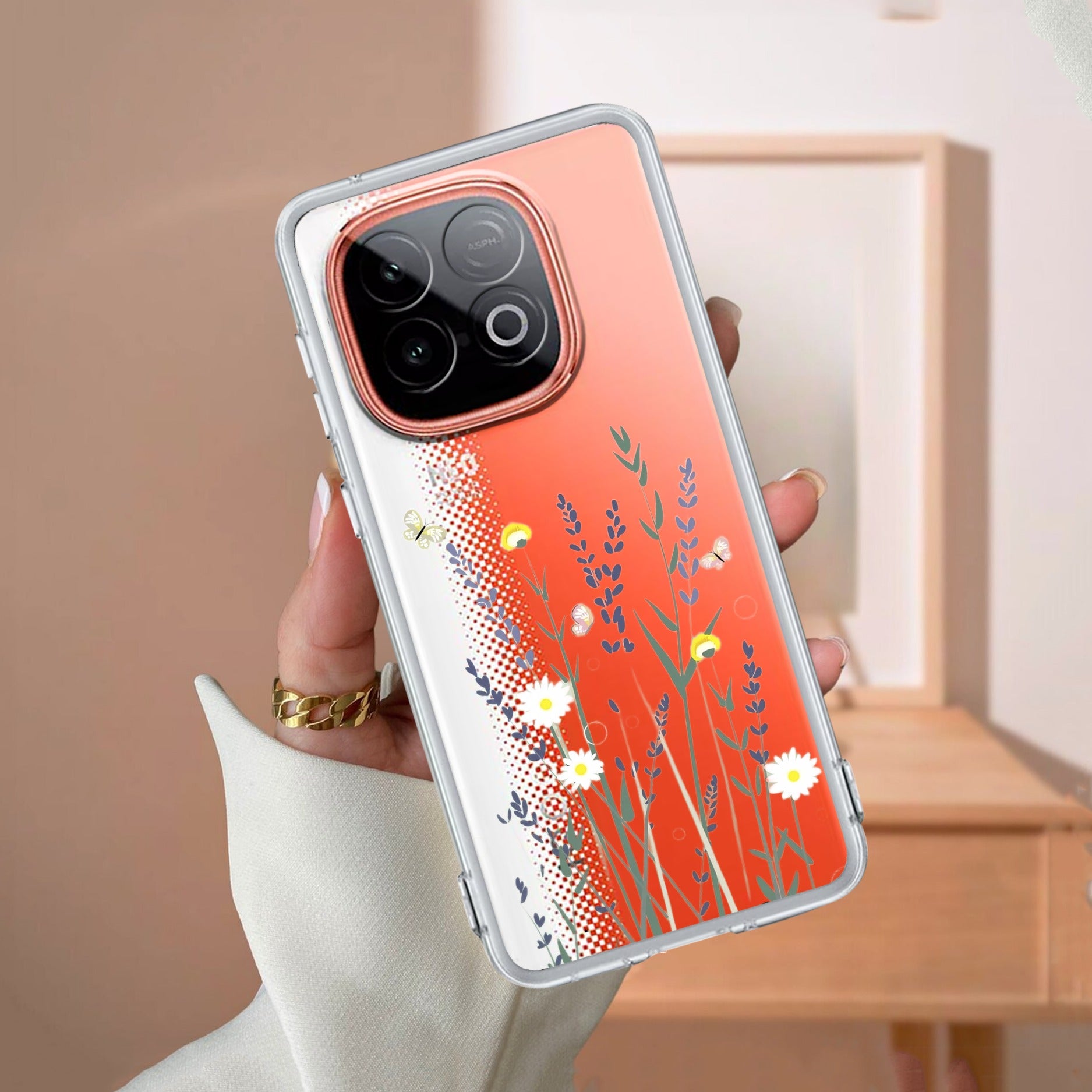 Floral Bush Transparent Silicon Case For iQOO Neo 10 5G