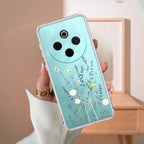 Floral Bush Transparent Silicon Case For iQOO - ShopOnCliQ