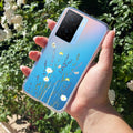 Floral Bush Transparent Silicon Case For iQOO Z7s 5G