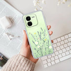 Floral Bush Transparent Silicon Case For iQOO Z9x 5G