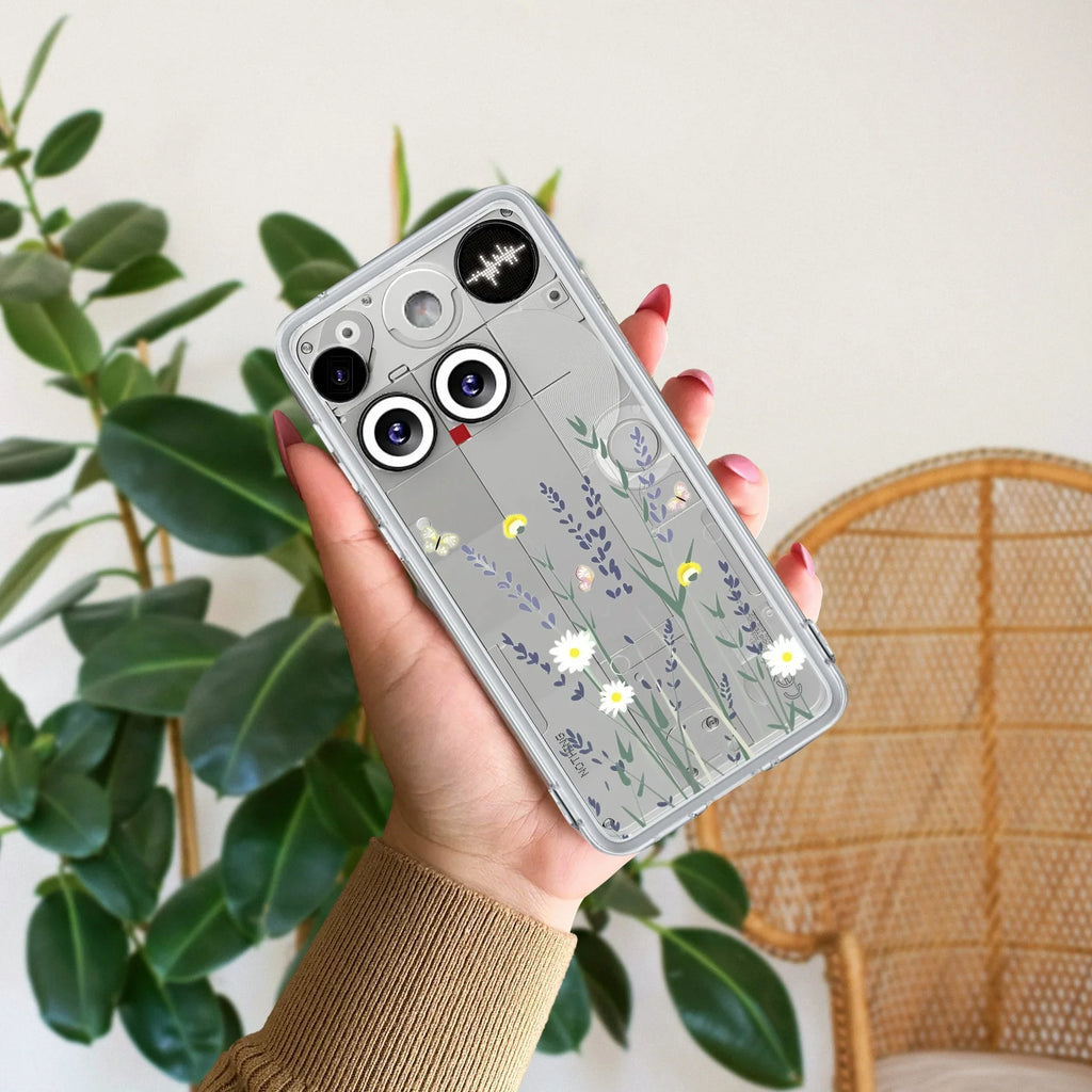 Floral Bush Transparent Silicon Case For Nothing - ShopOnCliQ