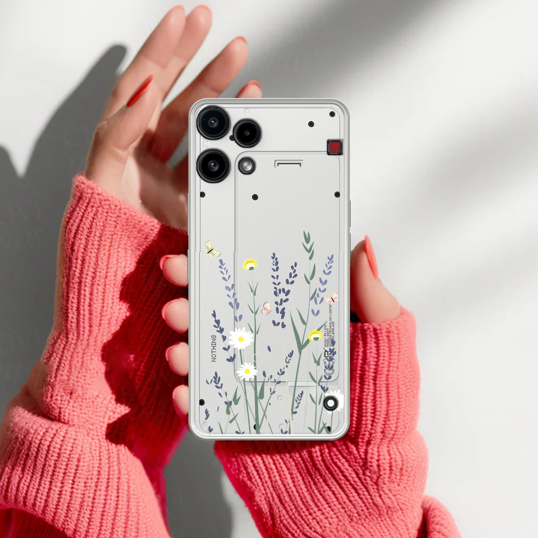 Floral Bush Anti Yellow Case For Nothing Phone 3a Lite 5G