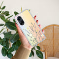 Floral Bush Transparent Silicon Case For Oppo F23 5G