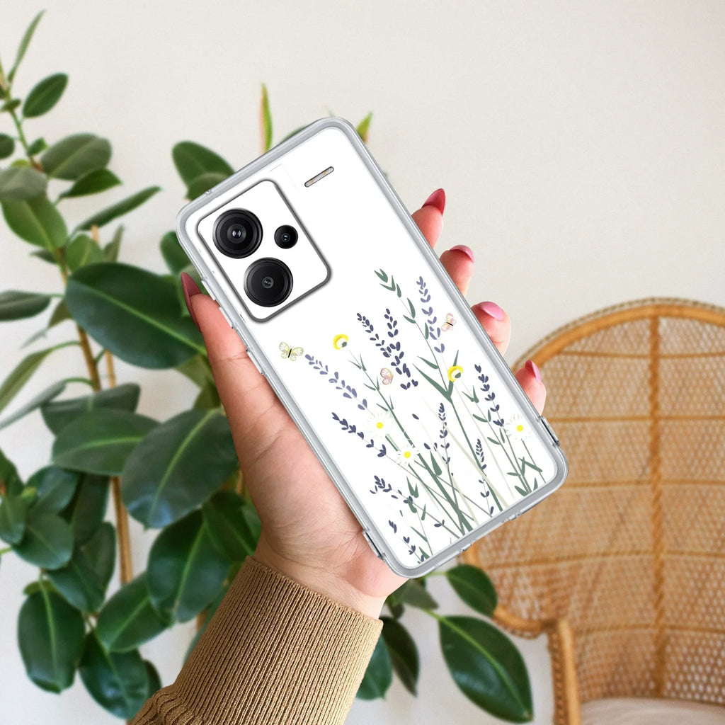 Floral Bush Transparent Silicon Case For Redmi/Xiaomi - ShopOnCliQ