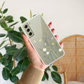 Floral Bush Anti Yellow Case For Samsung Galaxy S21 FE 5G