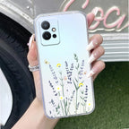 Floral Bush Transparent Silicon Case For Vivo T2 5G
