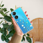 Floral Bush Transparent Silicon Case For Vivo T2 5G